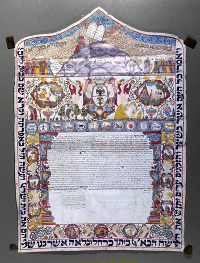 Juutalainen avioliittosopimus, Ketubah tekijältä Jewish School
