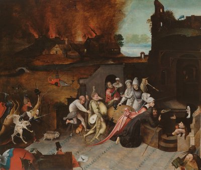 Pyhän Antoniuksen kiusaus tekijältä Jheronimus Bosch (copy after)