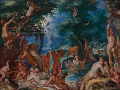 Kulta-aika, 1605. tekijältä Joachim Anthonisz Wtewael