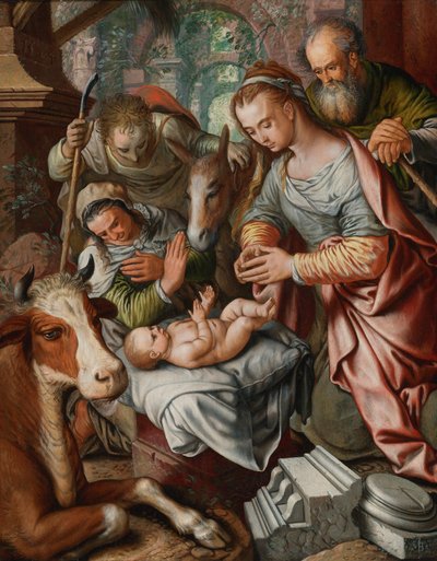 Paimenten palvonta tekijältä Joachim Beuckelaer