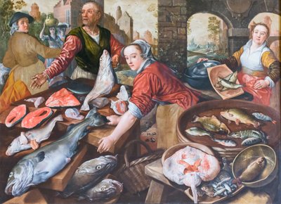 Kauppatori, Joachim Beuckelaer (öljy kankaalle) tekijältä Joachim Beuckelaer