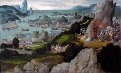 Pyhän Katariina Aleksandrialaisen marttyyrikuolema (maalaus tekijältä Joachim Patinir