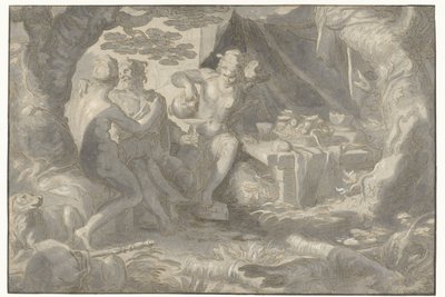 Lot i les seves filles finlandeses tekijältä Joachim Wtewael or Utewael