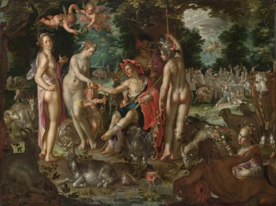 Pariisin tuomio tekijältä Joachim Wtewael or Utewael