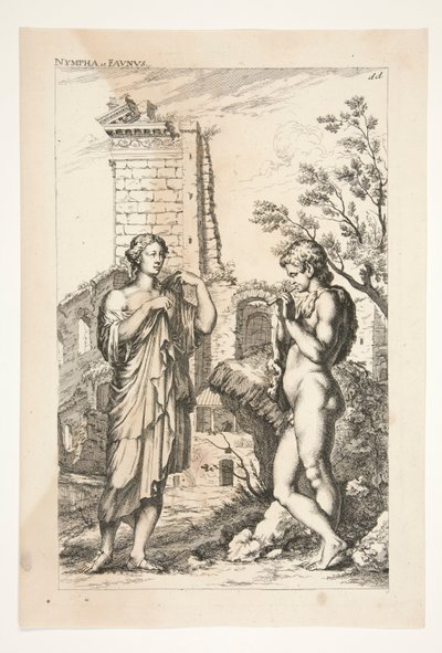 Diane de Gabies ja faun, Ihaillut muinaiset veistokset tekijältä Joachim von Sandrart