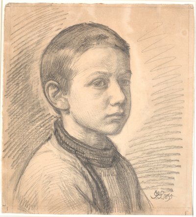 Muotokuva taidemaalari J.Th. Skovgaard poikana tekijältä Joakim Frederik Skovgaard