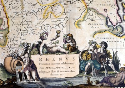 Reinin allegoria - elokuvassa "Atlas Novus" tekijältä Joan Blaeu