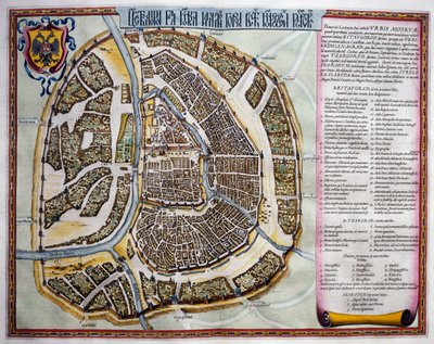 Moskova, toinen osa, I osan otsikkosivu, Atlas Maiorista, atlas 11 osassa, Joan Blaeu (1596-1673), kuparikaiverrus, 57,5x39 cm, Amsterdam tekijältä Joan Blaeu