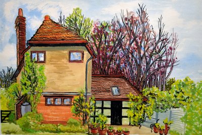 Rose Cottage, Cookham, Lord Astors Farm Cliveden, 2009. tekijältä Joan Thewsey