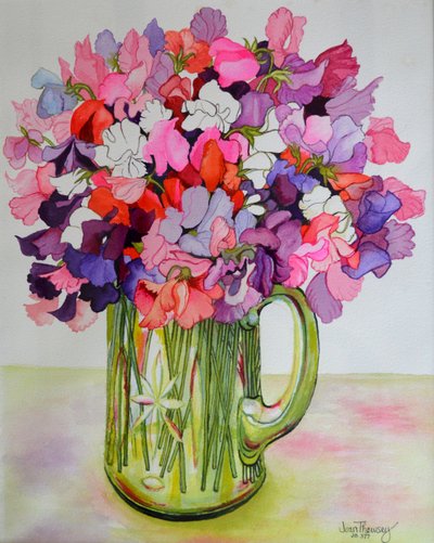 Makeat herneet lasikannussa,2011 tekijältä Joan Thewsey