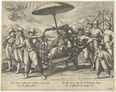 Portugali sedan-tuolissa tekijältä Joannes van Doetechum (I)