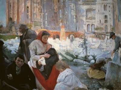 "Köyhien katedraali", Joaquim i Trinxetin maalaus tekijältä Joaquin Mir Trinxet