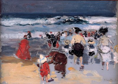 Ranta Biarritzissa, 1906 tekijältä Joaquín Sorolla