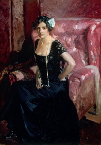 Clotilde iltapuvussa tekijältä Joaquín Sorolla
