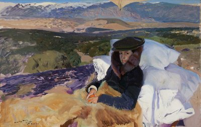 Toipilas Maria El Pardossa, 1906. tekijältä Joaquin Sorolla y Bastida