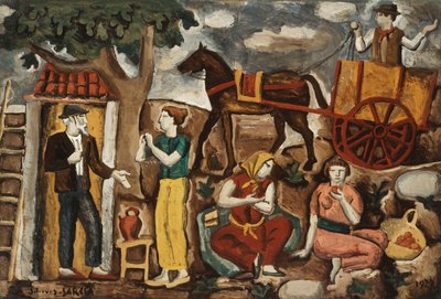 Maanviljelijät; Campesinos tekijältä Joaquin Torres-Garcia