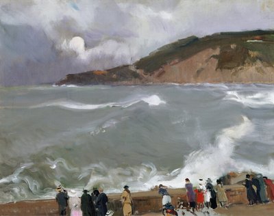 Aallonmurtaja, San Sebastian tekijältä Joaquín Sorolla