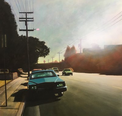 Hollywood n. 2006 (akryyli paneelille) tekijältä Joby Hickey