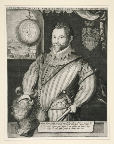 Sir Francis Drake tekijältä Jodocus Hondius