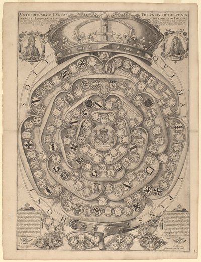 Talbotin ruusu: Kirja sukkanauhan ritareista, 1486-1589 tekijältä Jodocus Hondius I after Thomas Talbot