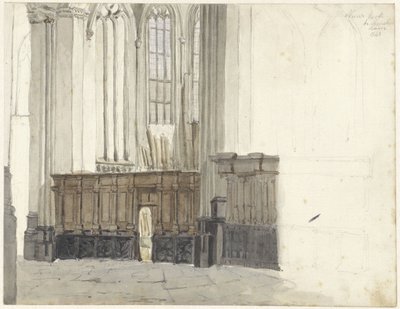 Drapenierskapel Nieuwe Kerkissä Amsterdamissa tekijältä Johan Adolph Rust