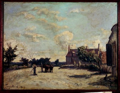 Majatalomaalaus Jean Barthold Jongkind (1819-1891) 1869 Pariisi, Musee du Peute Palais. tekijältä Johan Barthold Jongkind