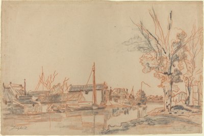 Bords de Canal, 1800-luvun loppu. tekijältä Johan Barthold Jongkind