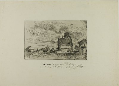 Rue des Francs-Bourgeois Saint Marcelin purku tekijältä Johan Barthold Jongkind