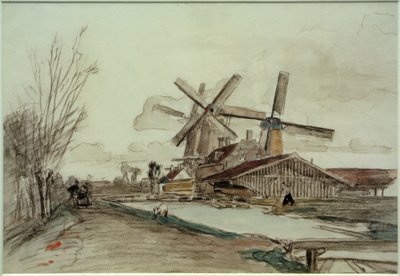 Stolkin tehtaat, Rotterdam tekijältä Johan Barthold Jongkind