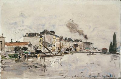 El canal en Bruxelles-finès tekijältä Johan Barthold Jongkind