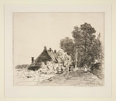 La Nourrice (hoitajatar) tekijältä Johan Barthold Jongkind
