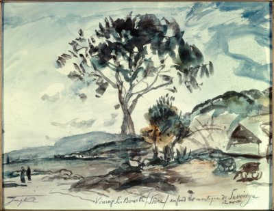 Virieux sur Bourbe / Isère tekijältä Johan Barthold Jongkind