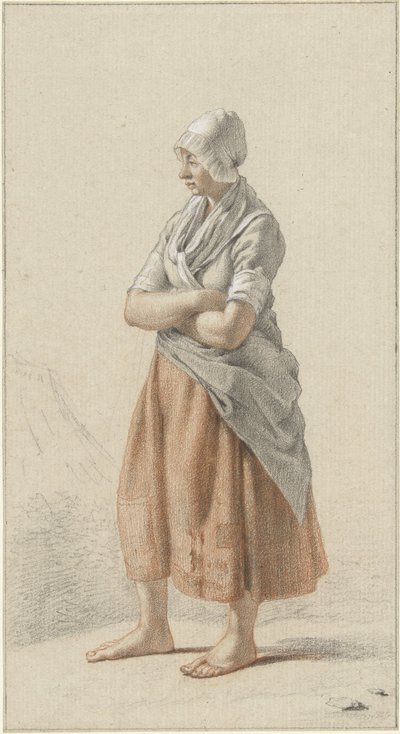 Pysyvä tyttö, vasemmalla tekijältä Johan Christiaan Willem Safft