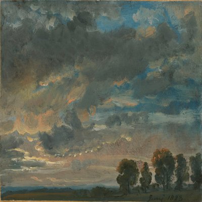 Pilviä illalla tekijältä Johan Christian Dahl