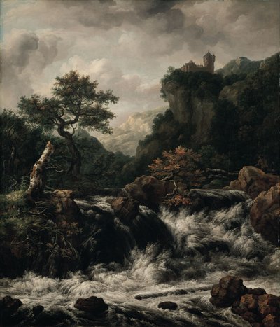 Jäljennös J. Ruisdaelin maisemasta tekijältä Johan Christian Dahl