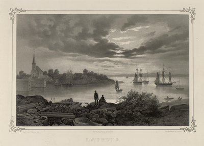 Kuvitus otettu kirjasta Norge fremstillet i Tegninger av Asbjørnsen, P.Chr. og utgitt av Chr. Tønsberg (nro, 1848). tekijältä Johan Christian Dahl