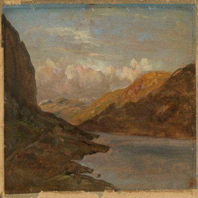 Maisema Nystuenissa Filefjellillä tekijältä Johan Christian Dahl