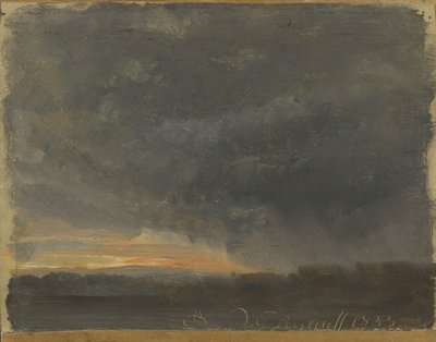 Myrskypilvet ja sade tekijältä Johan Christian Dahl