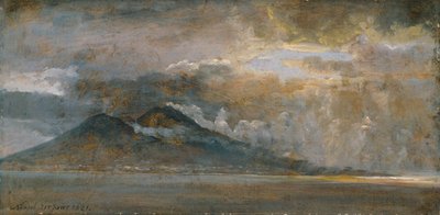 Napolinlahti ja Vesuvius tekijältä Johan Christian Dahl