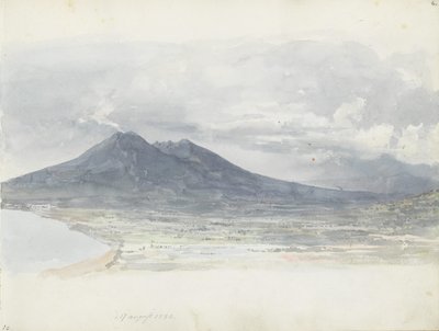 Vesuvius Quisiranasta nähtynä tekijältä Johan Christian Dahl