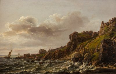 Näkymä Kullenissa Ruotsissa tekijältä Johan Christian Dahl