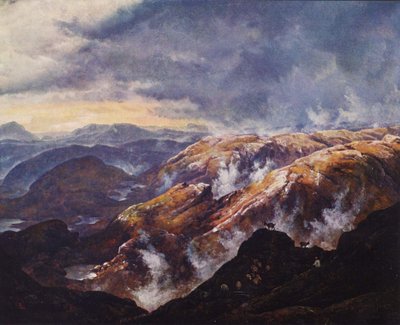 Näkymä Lyshornetista tekijältä Johan Christian Dahl