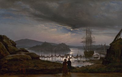 Näkymä Vaekerosta lähellä Christianiaa tekijältä Johan Christian Dahl