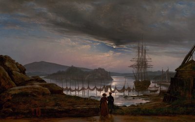 Näkymä Vaekerosta lähellä Christianiaa, 1827. tekijältä Johan Christian Dahl
