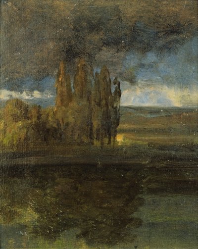 Näkymä Elbelle ja "Der Bär" -bastionille tekijältä Johan Christian Dahl