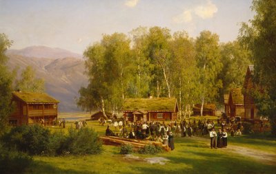Juhannusjuhla tekijältä Johan Fredrik Eckersberg