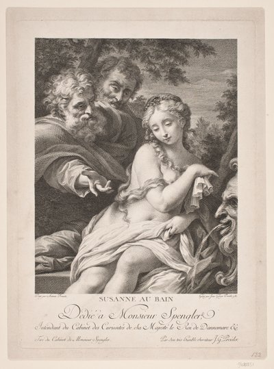 Susanna kylvyssä tekijältä Johan Georg Preisler