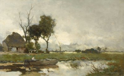 Syksyinen maisema syksyinen maisema tekijältä Johan Hendrik Weissenbruch
