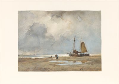 Näkymä rannalle tekijältä Johan Hendrik Weissenbruch