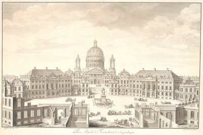 Place Royale Friedrichstadtista Kööpenhaminaan tekijältä Johan Martin Preisler